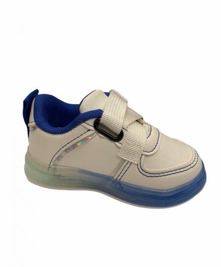 Pantofi sport Cod: 2998 White/Blue - Img 2