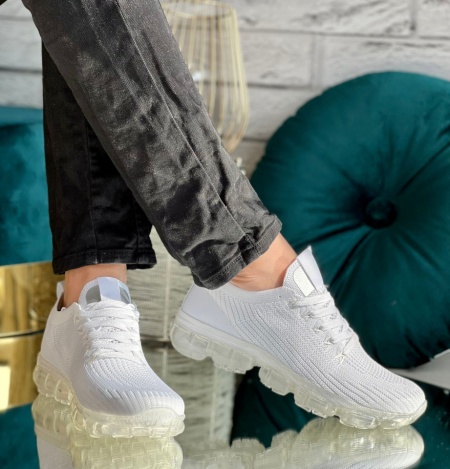 Pantofi Sport Cod: AB343 White - Img 3