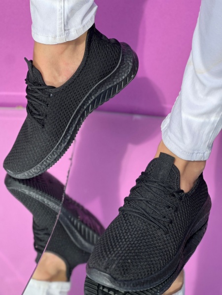 Pantofi Sport Cod: D223 Black - Img 3