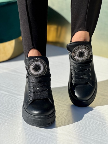 Pantofi Sport Cod: H203 Black - Img 4