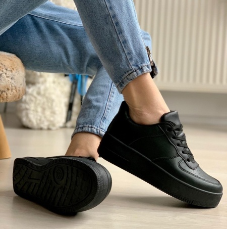 Pantofi Sport Cod: J190-1 Black - Img 2