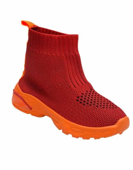 Pantofi Sport Cod: R20 Red/Orange - Img 2
