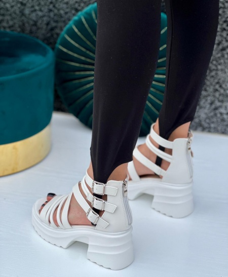 Sandale cod: A24-1090 White - Img 3