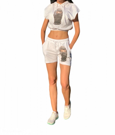 Compleu Dama Cod: Palm 01 White