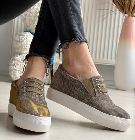 Espadrile cod: 3003 Gold - Img 3