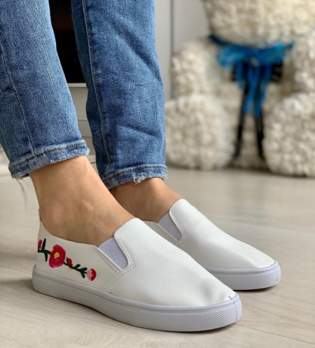 Espadrile cod: E-53 White - Img 2