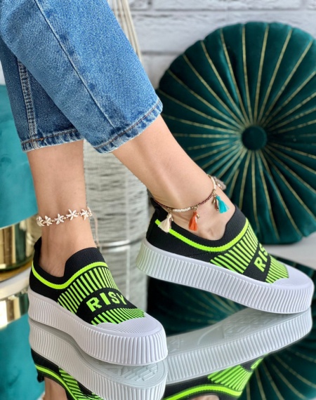 Espadrile Cod: F012 Green - Img 2