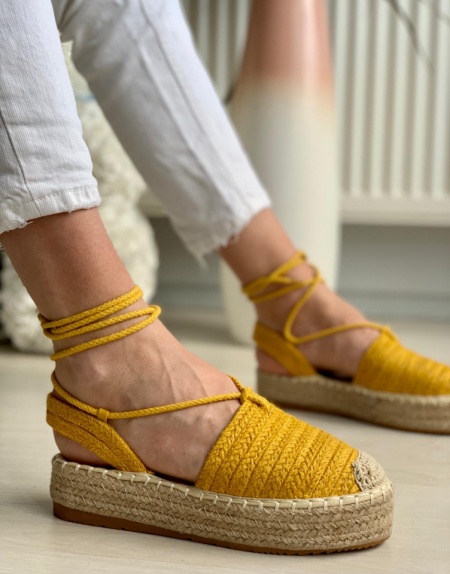 Espadrile Cod: Z8117-1 Yellow - Img 2