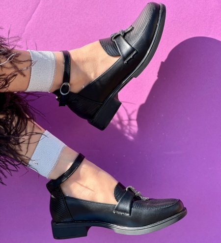 Pantofi Casual Cod:E616Black - Img 2
