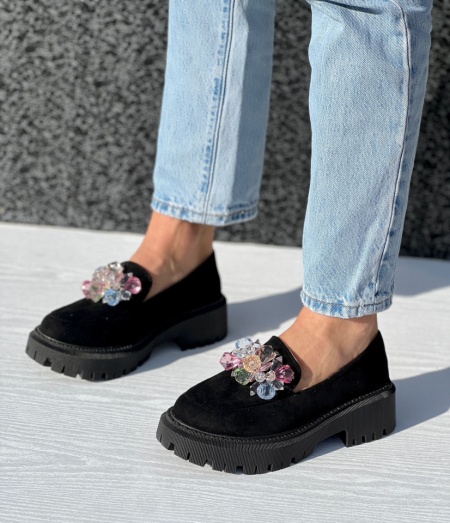 Pantofi Casual Cod:JH283P Black - Img 3