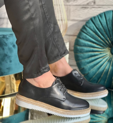 Pantofi cod: H-30 Black - Img 3