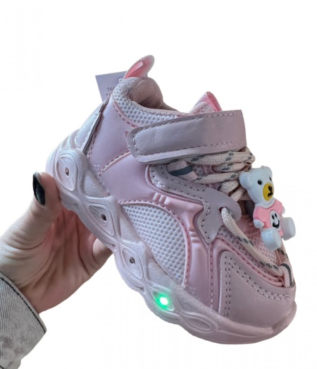 Pantofi sport Cod: 2238 Pink - Img 2