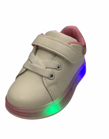 Pantofi sport Cod: A961-1 White/Pink - Img 2