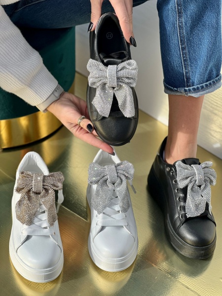 Pantofi Sport Cod: BK-72 White/Gold - Img 6