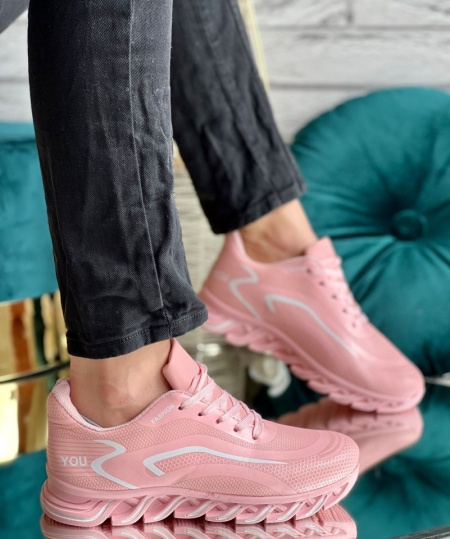 Pantofi sport cod:M05 Pink - Img 3