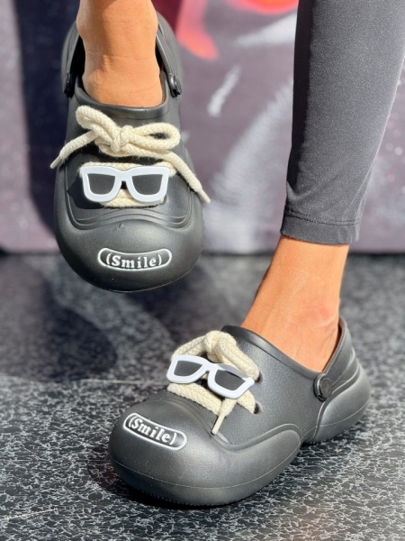 Saboti (CROCS) Cod:Smile29 Black