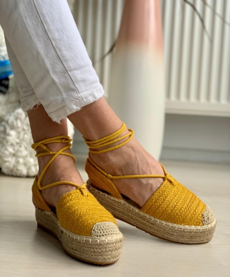 Espadrile Cod: Z8117-1 Yellow - Img 3