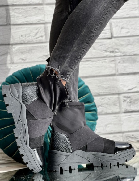 Ghete cod: 20231-1 Black - Img 2