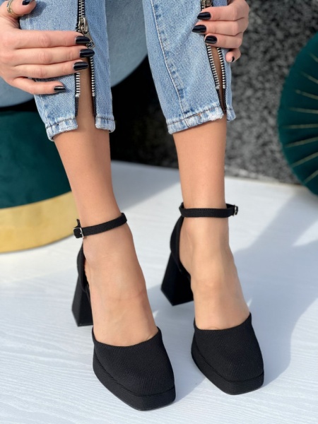 Pantofi Casual Cod:A23-600 Black - Img 3