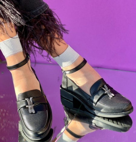 Pantofi Casual Cod:E616Black - Img 3