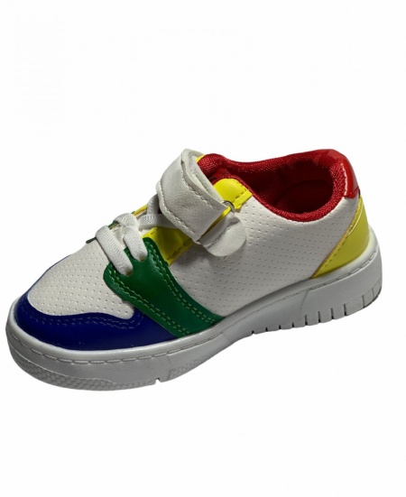 Pantofi Sport cod:11White/Green - Img 3