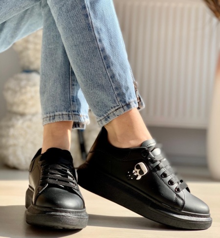 PANTOFI SPORT COD: 6688-7 ALL BLACK - Img 2