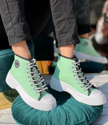 Pantofi sport cod: N7276Green - Img 2