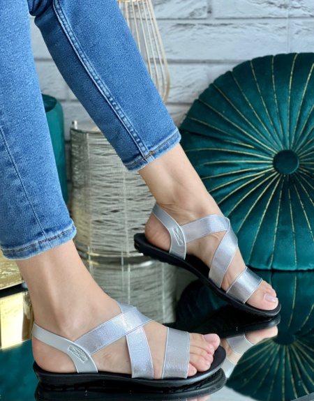 Sandale Cod: 2226 Silver - Img 3