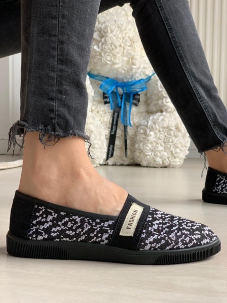 Espadrile cod: 422-2 Black - Img 3