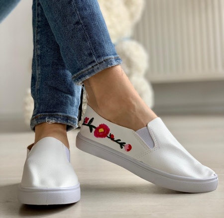 Espadrile cod: E-53 White - Img 3