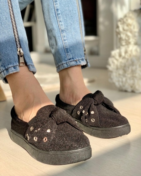 Espadrile Cod: F 6603 Black - Img 2