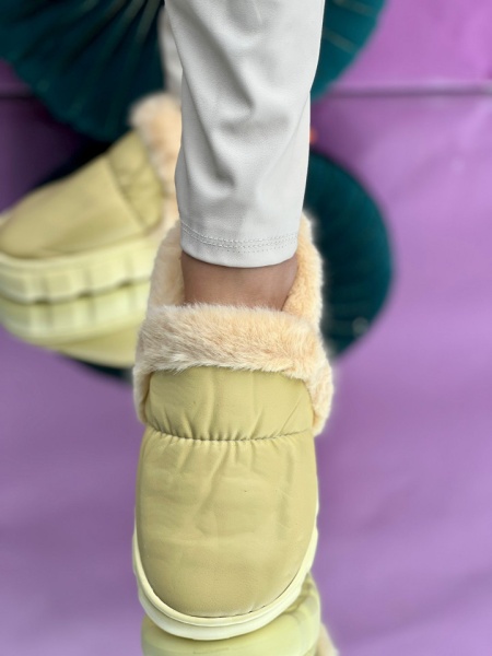 Ghete Scurte Cod: L639 Yellow - Img 2
