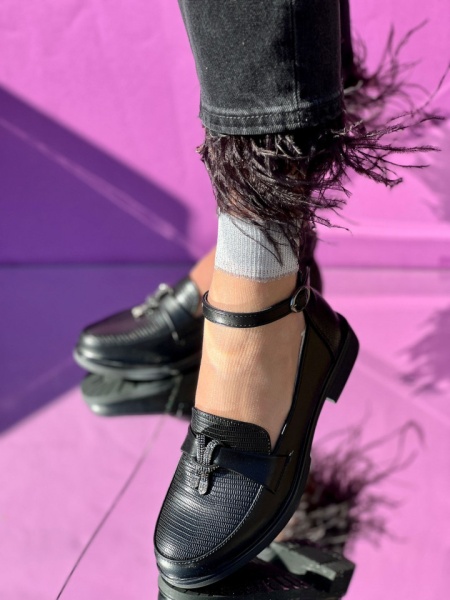 Pantofi Casual Cod:E616Black - Img 4