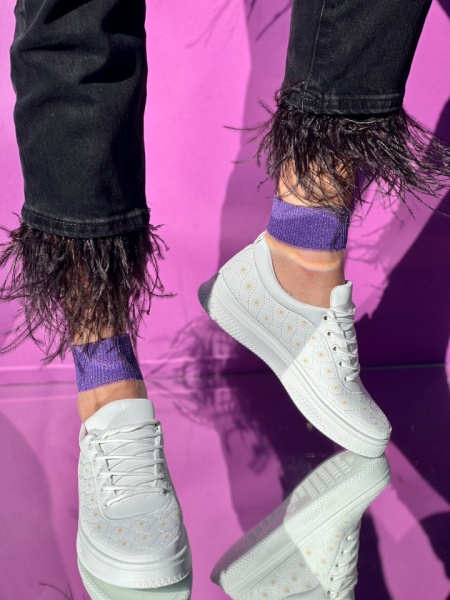 Pantofi Sport Cod: F57 White - Img 3