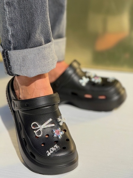 Saboti (CROCS) Cod: A-176 Black - Img 2