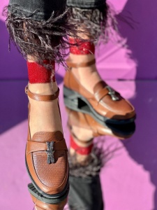 Pantofi Casual Cod:E616Brown