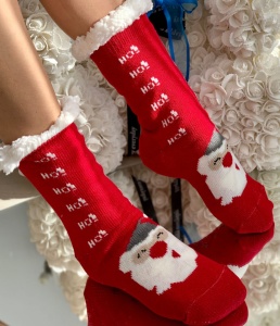 Sosete Imblanite Cod: Santa Red