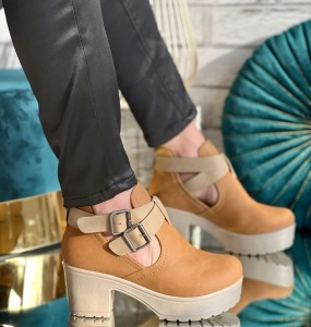 Botine cod: 1867-12 Camel
