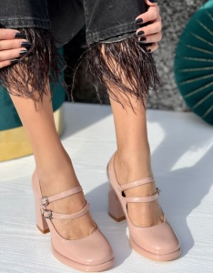 Pantofi Casual Cod:A23-601 Nude