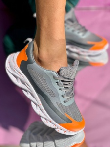 Pantofi Sport Cod: 55522 Grey/Orange