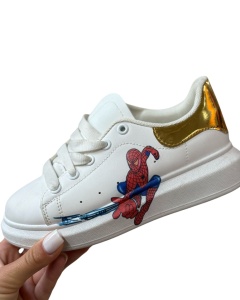 Pantofi sport Cod:D41 White/Gold