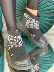 Pantofi sport cod: AB108Black/Flower