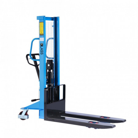 SDA2016-P Stivuitor manual, pompa rapida, roti duble, PU, capacitate 2.000 kg., inaltime de ridcare 1.600 mm