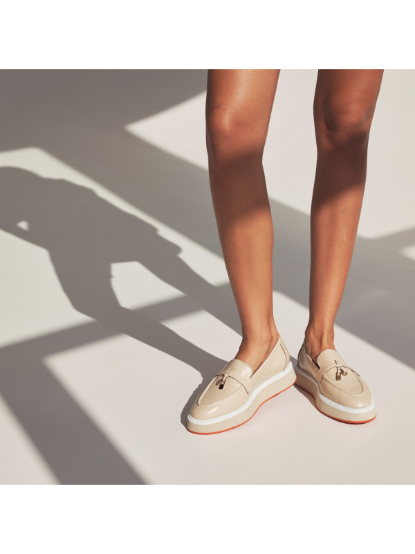 Pantofi Moulin Bej Matte
