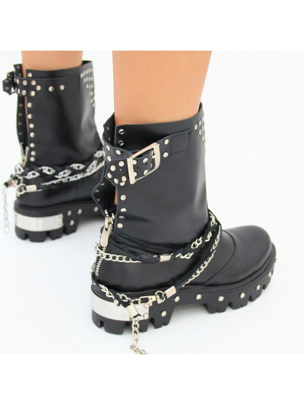 Ghete bocanci Star S Matte piele naturala