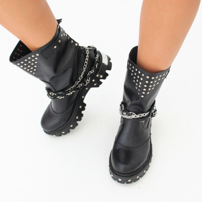 Ghete bocanci Star S Matte piele naturala - Img 5