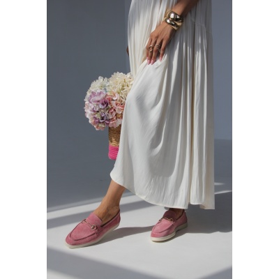 Pantofi mocasini Wisk Poudre II piele intoarsa - Img 2