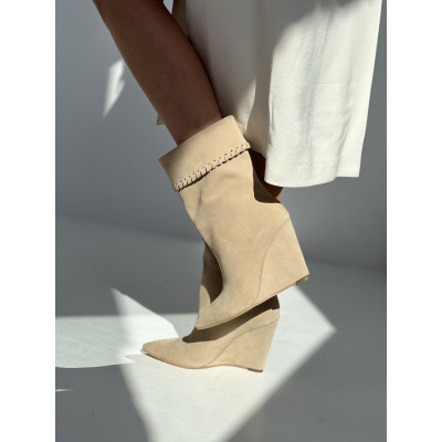 Botine Fabia Bej - Img 7