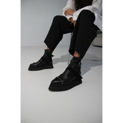 Ghete Adezzo Pins&straps piele naturala stretch - Img 4