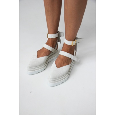 Pantofi Brida White